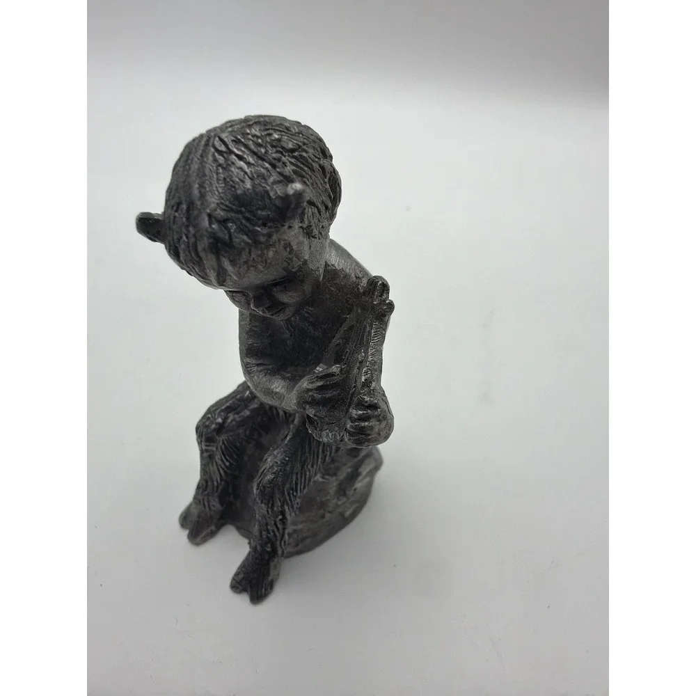 M. Ricker Fine Pewter Figurines Lot Unicycle Boy Centaur Satyr 25295 6188
